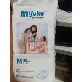 Bỉm dán Mijuku size S M 50 miếng 1 bịch