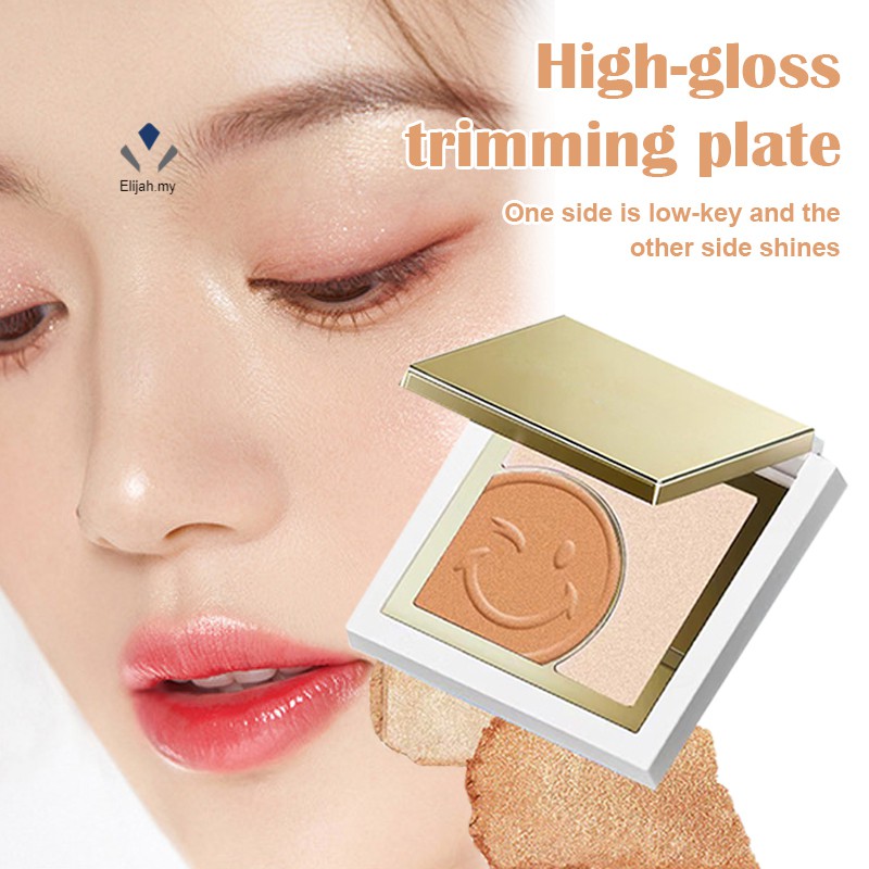 (Hàng Mới Về) Bảng Phấn Bắt Sáng Tạo Khối Màu Kim Cương Sáng Bóng Tự Nhiên Lâu Trôi