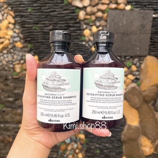 DẦU GỘI TẨY TẾ BÀO CHẾT, GIẢI ĐỘC CHO DA ĐẦU DAVINES -  DETOXIFYING SCRUB SHAMPOO DAVINES