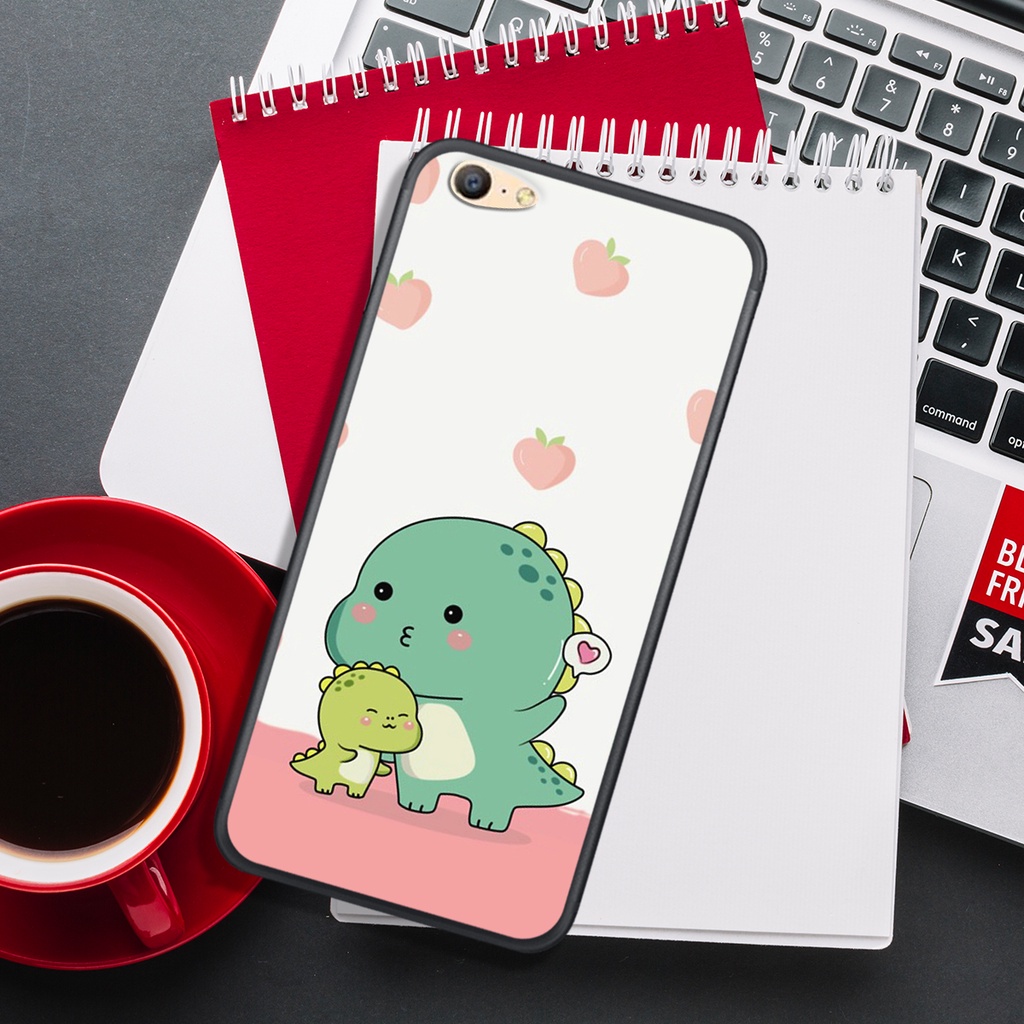 [HOT]ỐP OPPO A33 - A37 - F1 Plus - A39 - A57  , IN HÌNH KHỦNG LONG CHIBI SIÊU DỄ THƯƠNG.