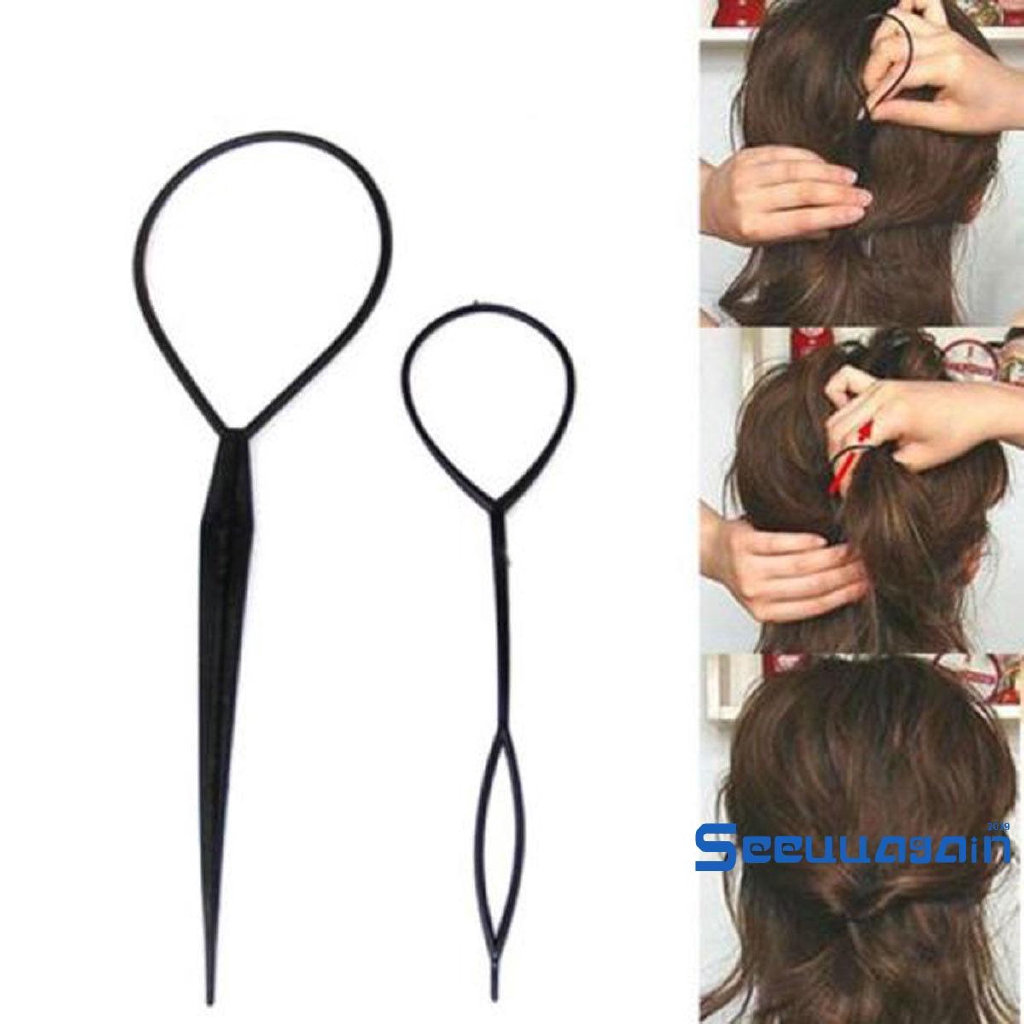 ❥☀✿SEETopsy Tail Hair Styler Hair Style Hair Tool Hair Twister Snare Loop Beauty Tool