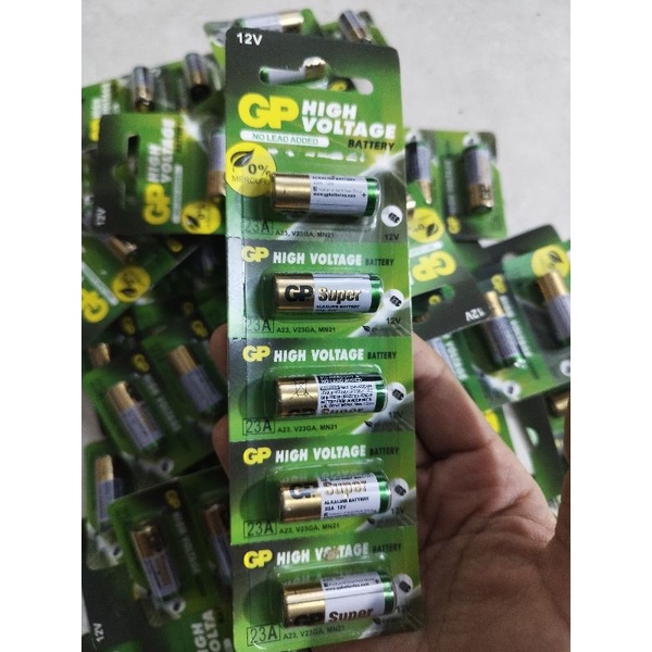 Vỉ 5 viên pin GP 12v 23a,12v 27a