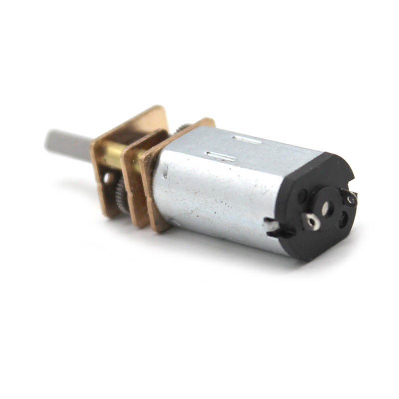 [HCM] Motor giảm tốc N30 vơi vỏ hộp số bằng đồng và bánh răng bằng thép phù hợp để Chế Xe Mô Hình