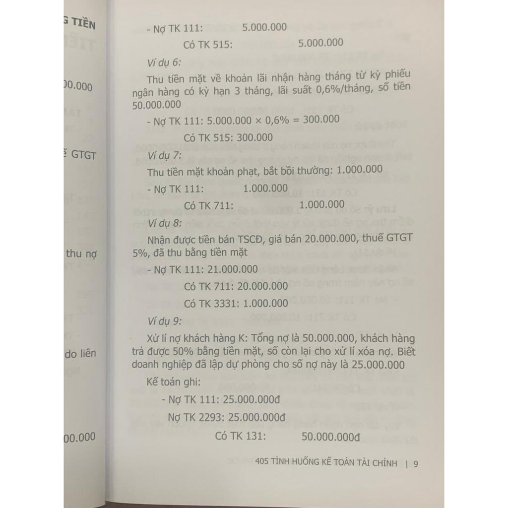 Sách- 405 Tình Huống Kế Toán Tài Chính