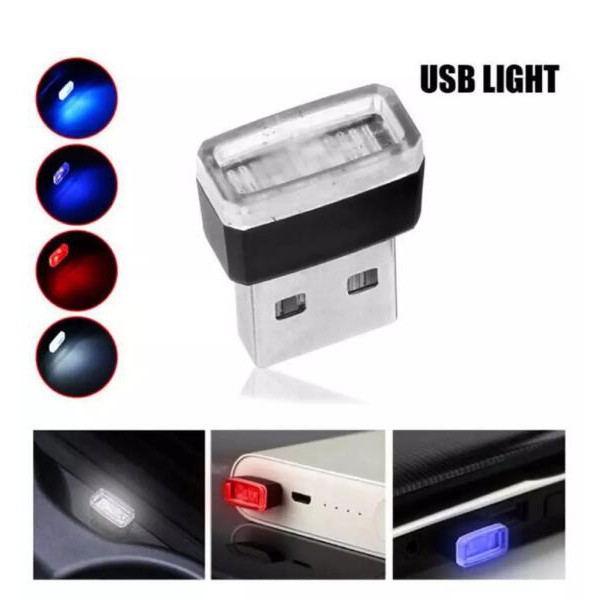 LYMOYO Đèn LED mini cổng sạc USB cho xe ô tô/máy tính