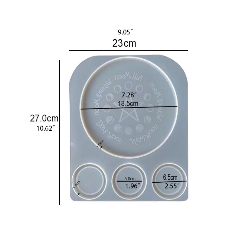 Khuôn Silicone Làm Chân Nến Bằng Nhựa Epoxy