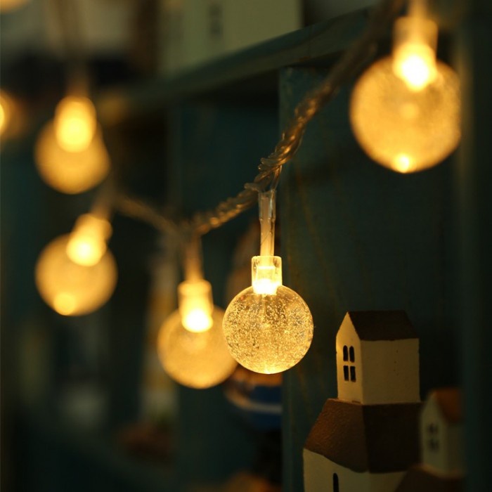 Đèn nháy Bi BỌT , led nháy bi bọt MÀU VÀNG, ĐỦ MÀU 70 bóng