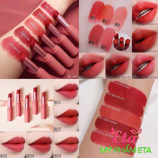 Son thỏi Black ROUGE ROSE Velvet Lipstick siêu lì mịn môi màu thời thượng | BigBuy360 - bigbuy360.vn