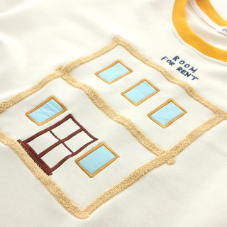 Áo thun tay lửng phối màu