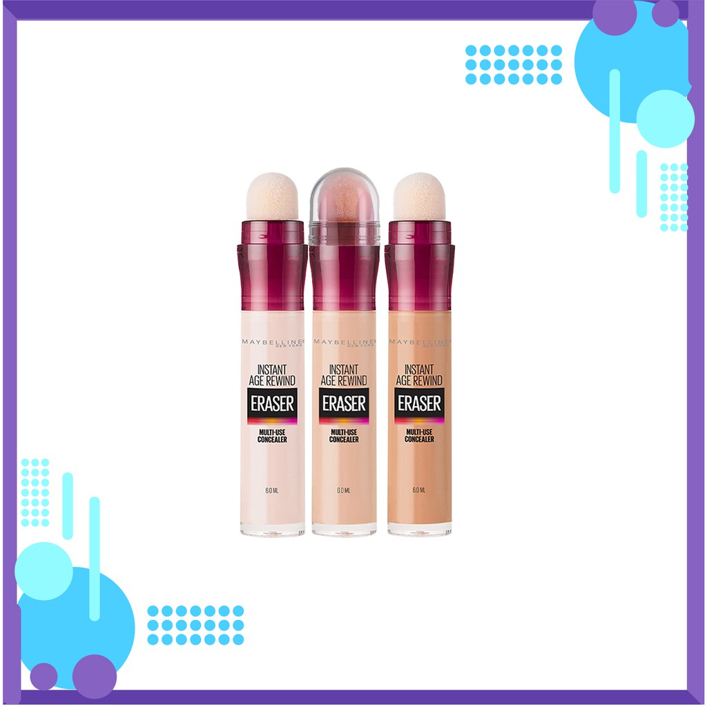 Bút cushion che khuyết điểm giảm quầng thâm Maybelline Instant Age Rewind 6ml