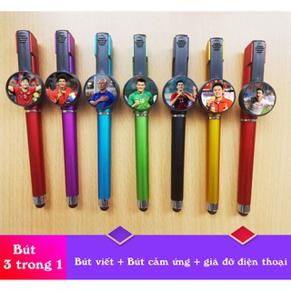 Bút đội tuyển VIỆT NAM 3 trong 1 (bút viết+bút cảm ứng+giá đỡ điện thoại)