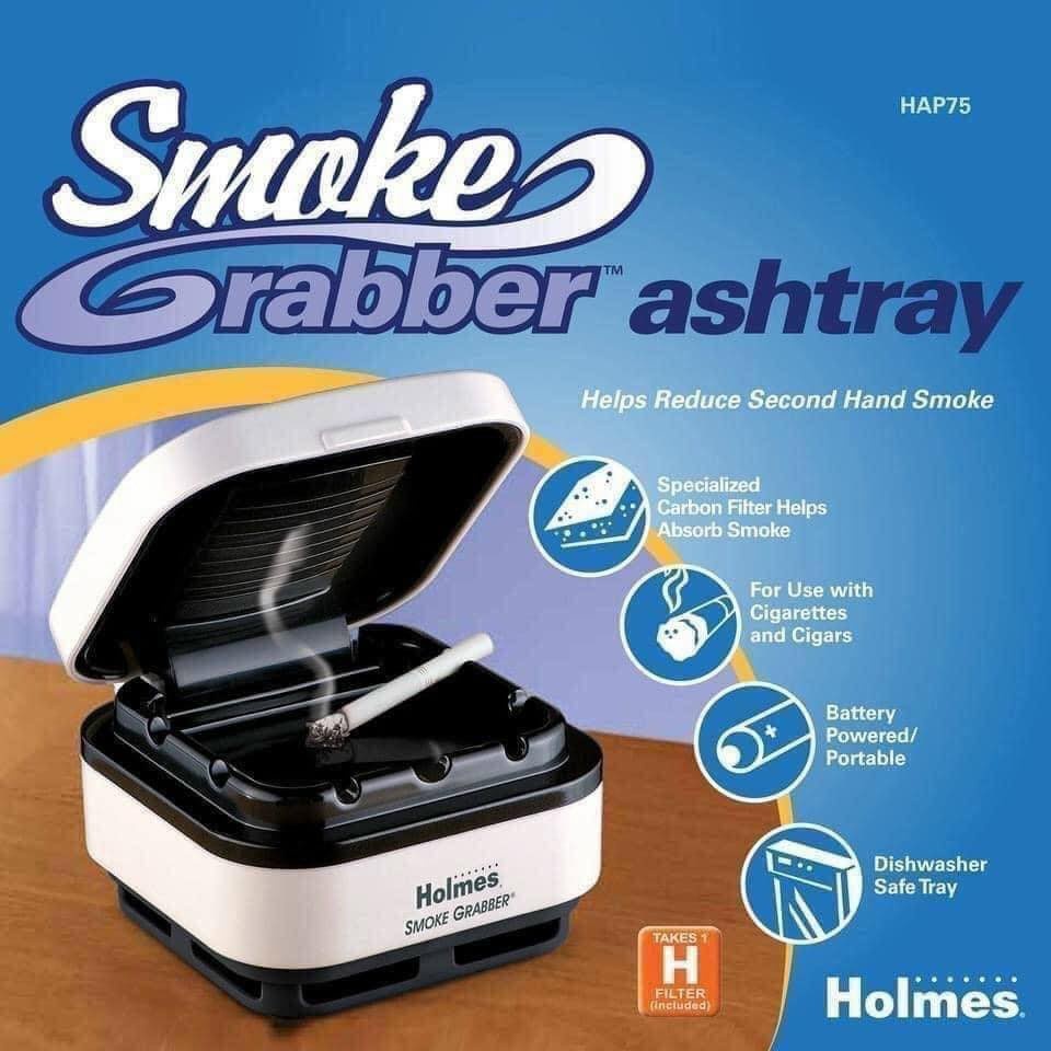 Gạt tàn khử mùi thuốc lá Holmes Smoke Grabber, gạt tàn thuốc lá khử mùi hôi nhập Đức chính hãng