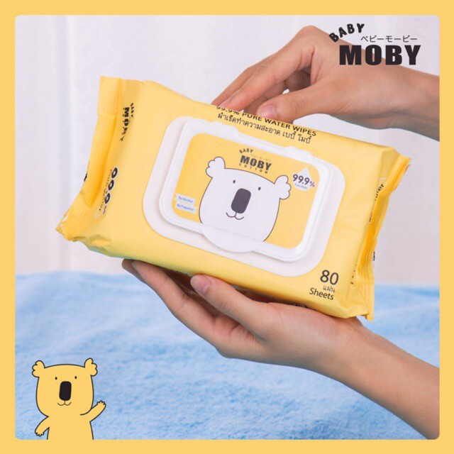 Khăn ướt tinh khiết MOBY