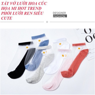 Combo 4-5 đôi Tất Nữ Cổ Ngắn Style Hàn Quốc