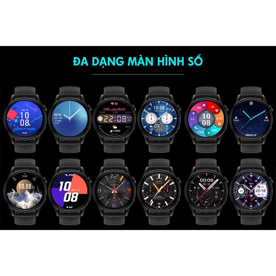 ĐỒNG HỒ THÔNG MINH DT3 sở hữu hàng loạt tính năng thông minh với vẻ ngoài sang trọng, tinh tế - gomhang.vn