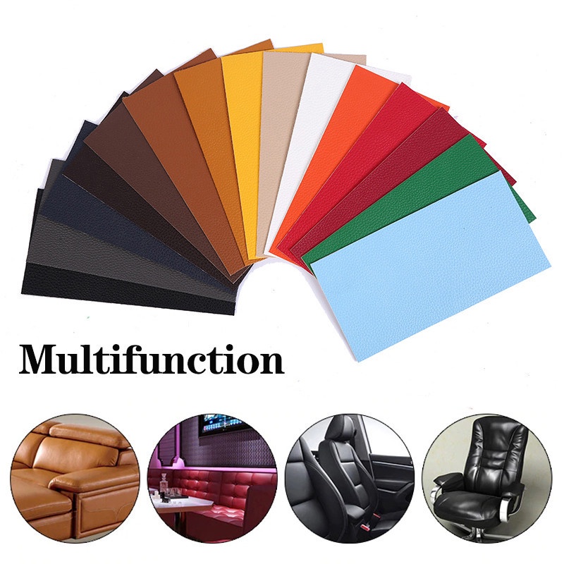 Miếng dán vải da PU 50x70cm Tự kết dính Da sửa chữa Sofa Vá Đồ nội thất Bàn Ghế Nhãn dán Túi Ghế Sửa chữa Chân ghế Sửa