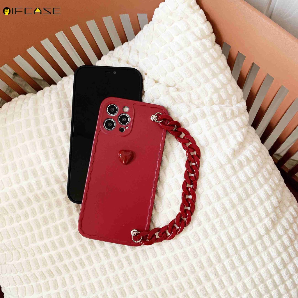Ốp Điện Thoại Họa Tiết Trái Tim Dễ Thương Cho Iphone 13 12 Mini 12 11 Pro Max Xs Max Xr X 7 8 Plus