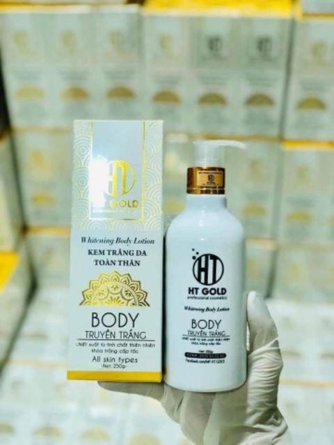 Kem body truyền trắng da ht gold