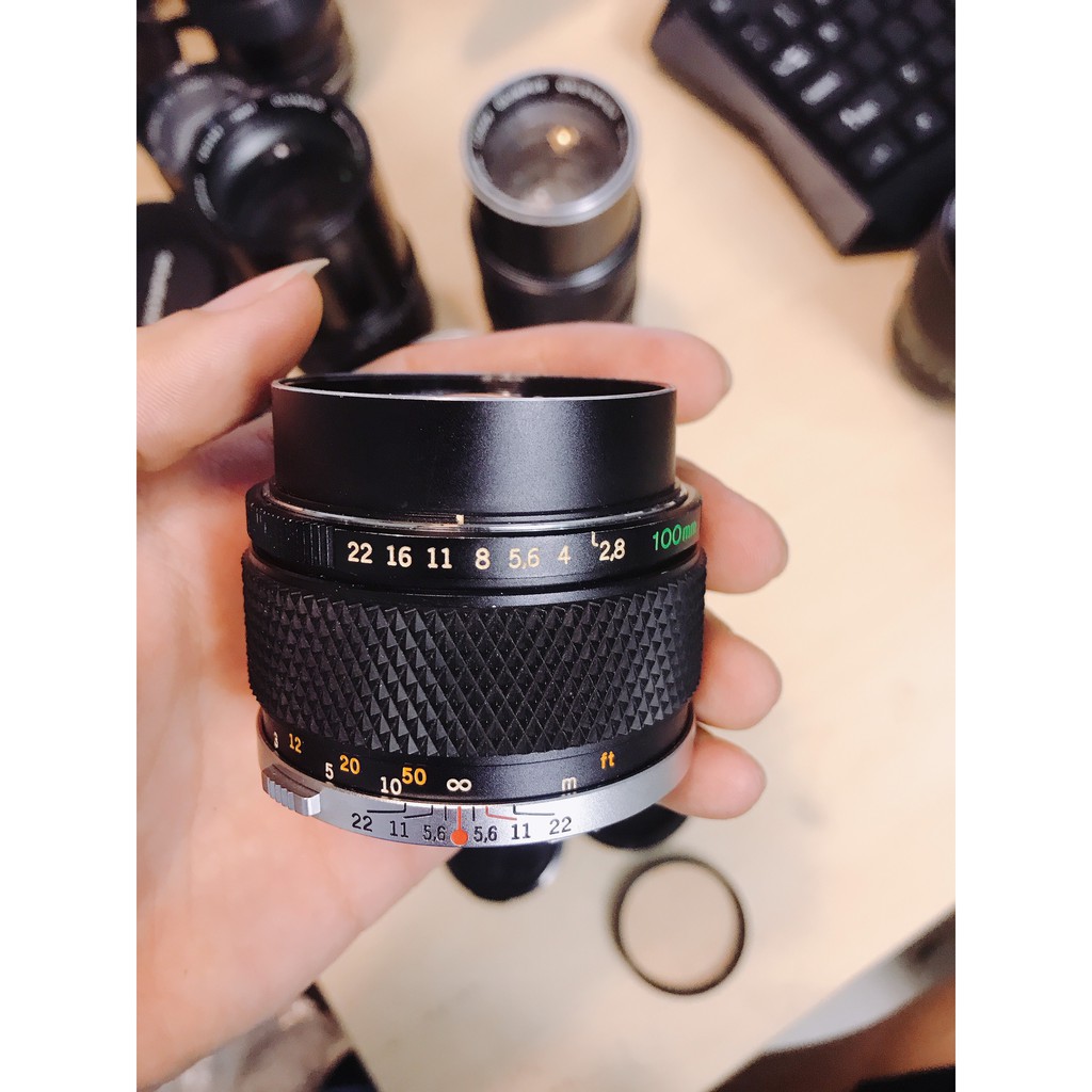 Ống kính MF ZUIKO AUTO-T 100mm F2.8