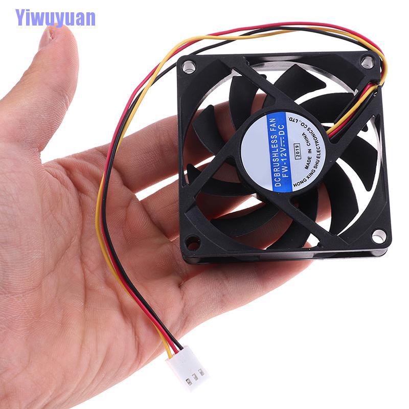 1 Quạt Tản Nhiệt Mini 7015 70mm 70X70X15 12v 0.4a