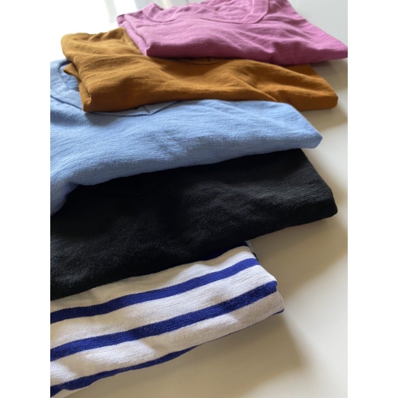 Áo thun cổ tim croptop vnxk