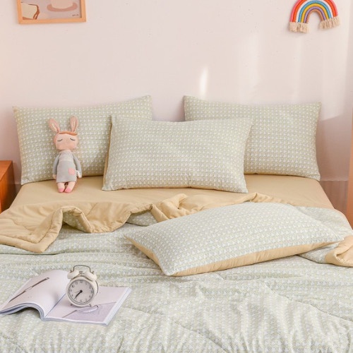 Vỏ Gối Nằm Chất Liệu Cotton Đũi Kẻ Kích Thước 48x74cm  + Vỏ Gối Kích Thước 45x65cm