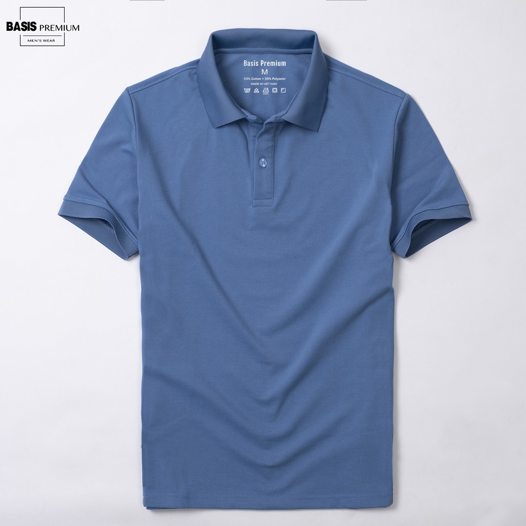 Áo thun POLO cổ bẻ trẻ trung, lịch lãm - Màu mới cực sang trọng BASIS APL22 | BigBuy360 - bigbuy360.vn