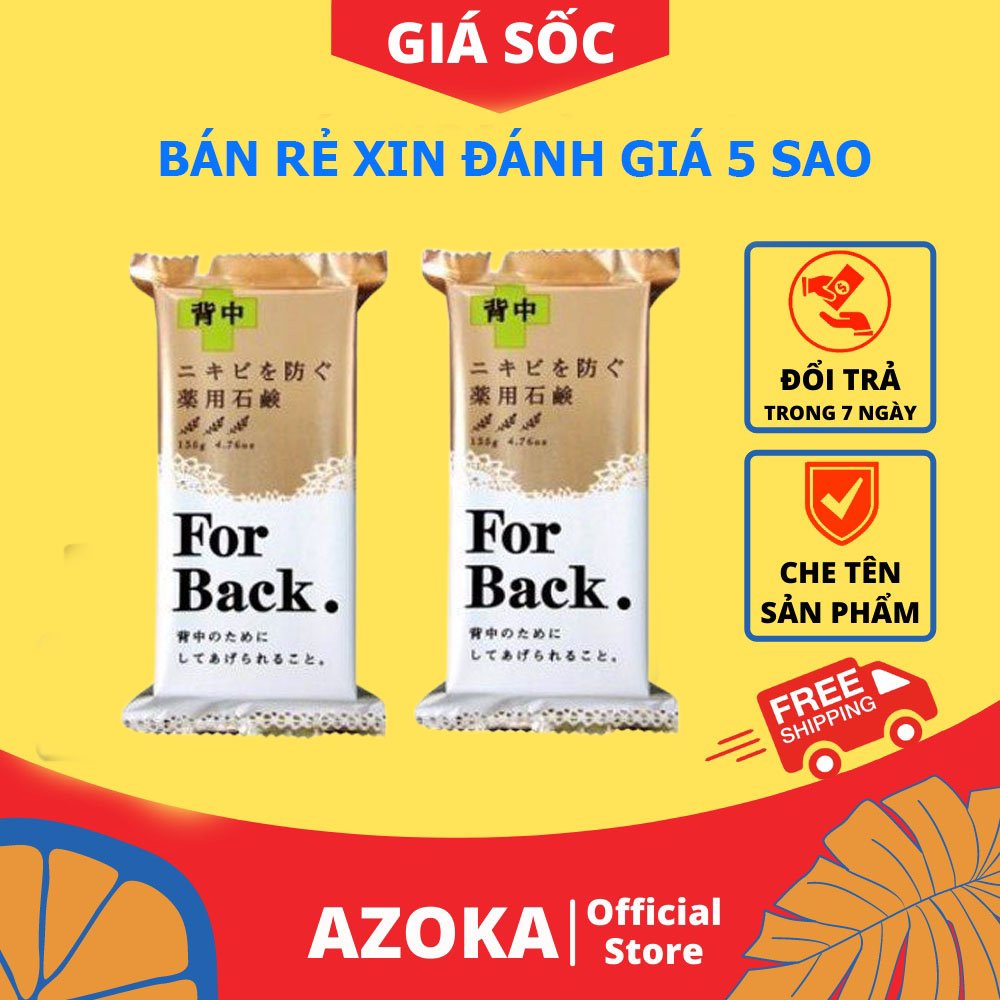 Xà phòng ngừa mụn lưng For Back Nhật Bản , Ngăn ngừa mụn lưng, giảm thâm và giúp làm trắng da