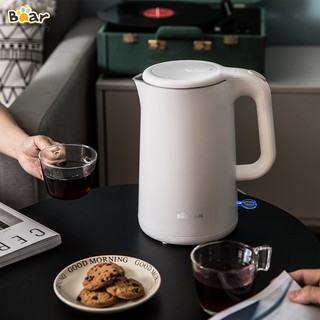 Bình đun nước siêu tốc Bear ZDH-B15T1 - White ( Bảo hành 12 tháng)
