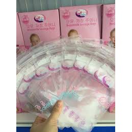 Hộp 50 túi trữ sữa GB BABY Hàn quốc 250ml, túi đựng sữa cho bé,  ( tặng kèm bút ghi thông tin )