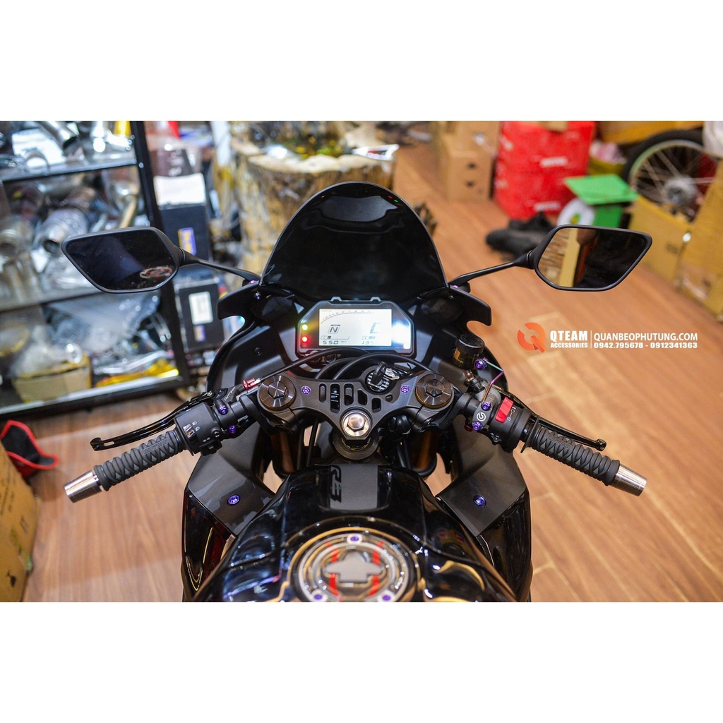 KÍNH CHẮN GIÓ Xe Máy YAMAHA R3 2020 - 2022 CHÍNH HÃNG THÁI LAN. Kính Cao Hơn zin và Trong,