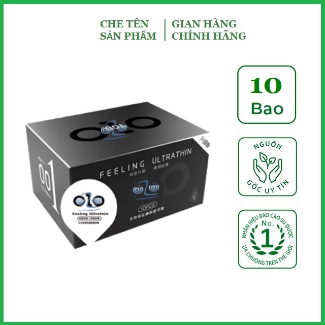 Bao Cao Su Siêu Mỏng OLO 001 Feeling Ultrathin - 10 chiếc