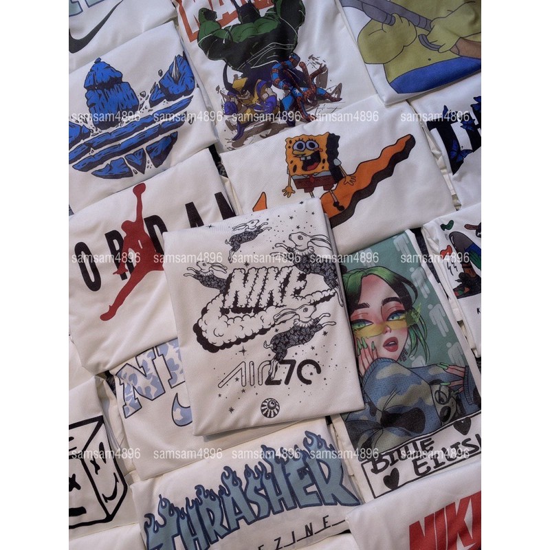 [RẺ VÔ ĐỊCH] Áo Thun Hiệu Unisex Form Rộng Tay Lỡ mã 002 | BigBuy360 - bigbuy360.vn