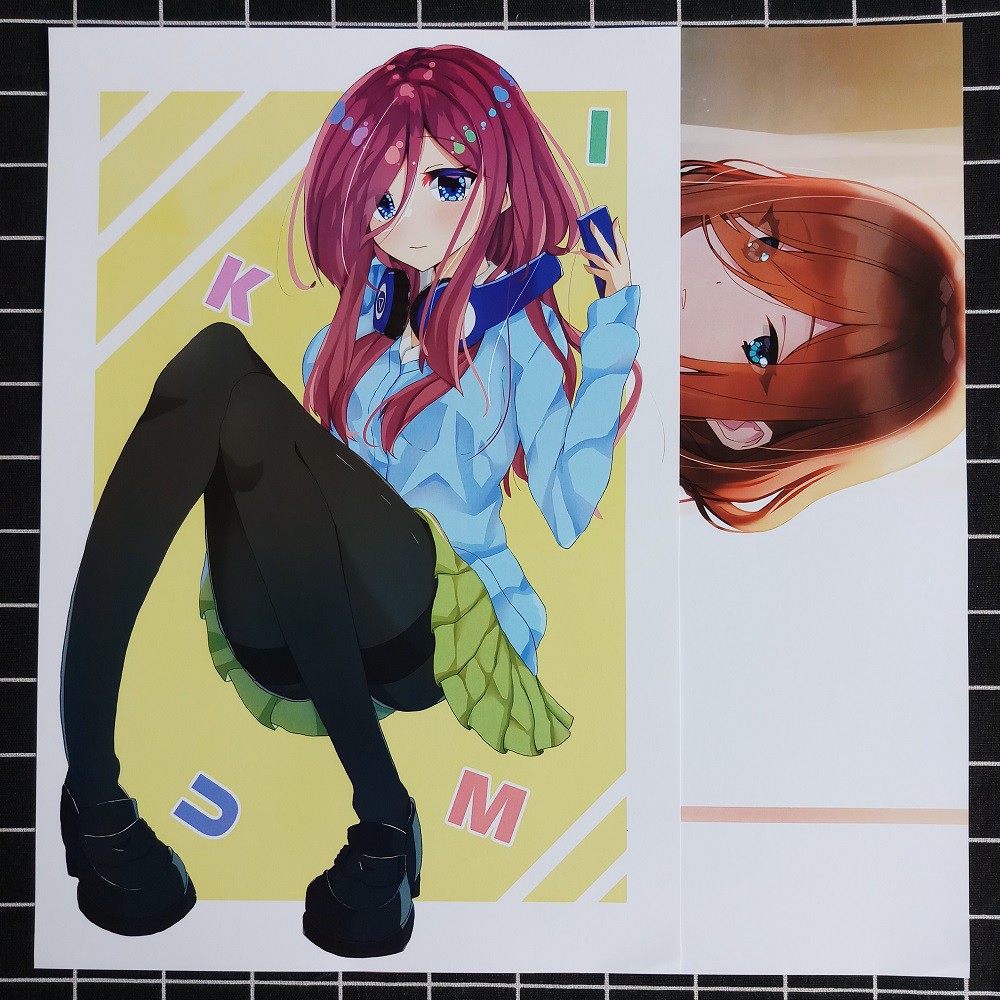 Poster Anime Gotoubun no Hanayome (8 Tờ)