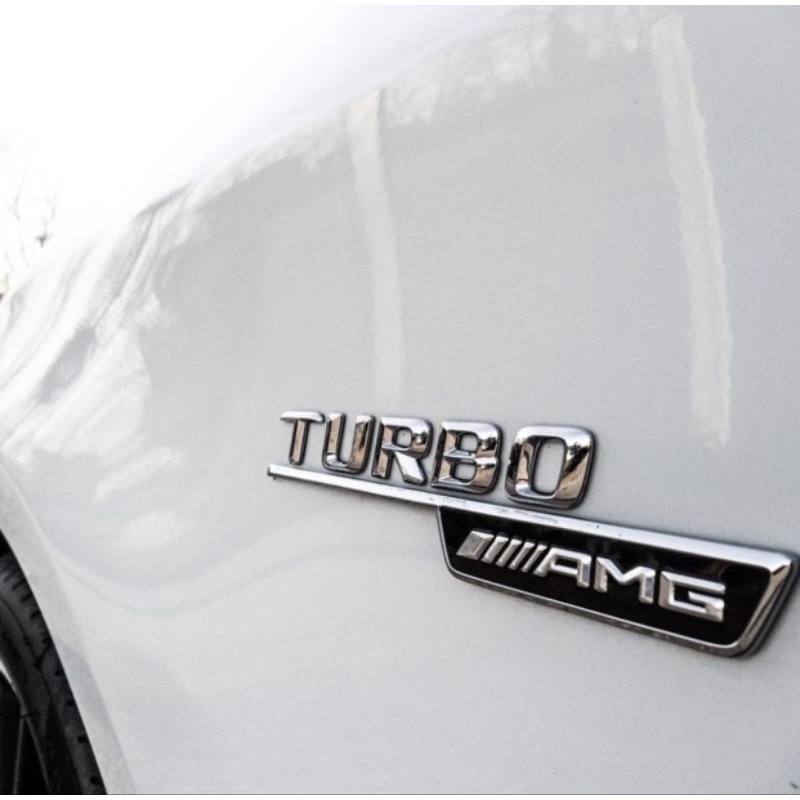 TURBO AMG tem dán xe mercedes