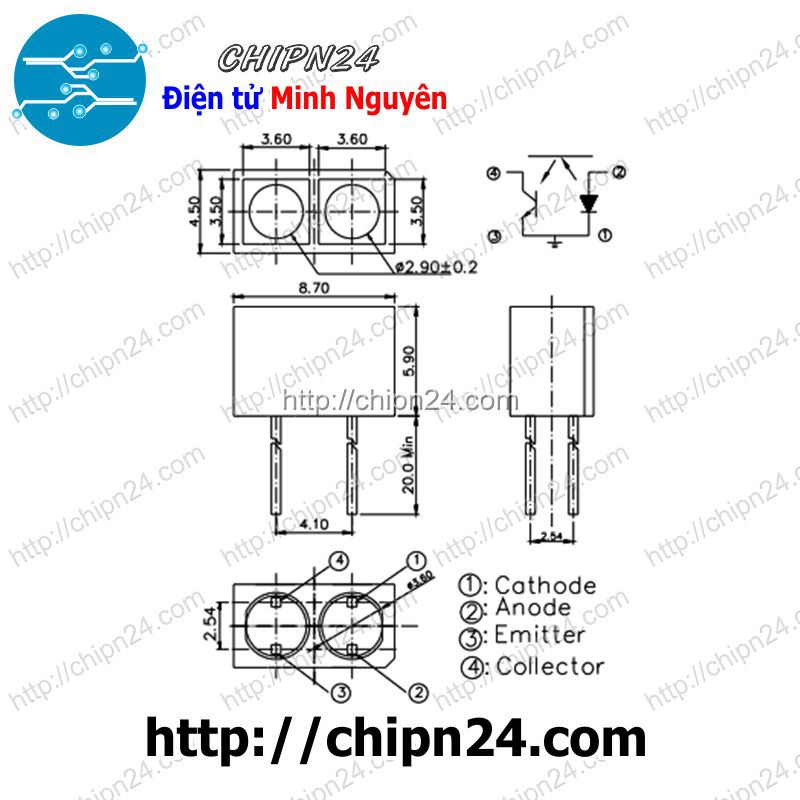 [1 CÁI] Mắt Thu Phát Hồng Ngoại ITR9909