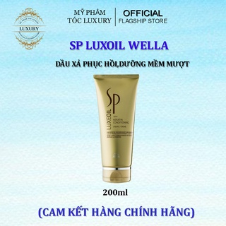 Dầu xả wella sp luxe oil phục hồi tóc hư tổn 200ml