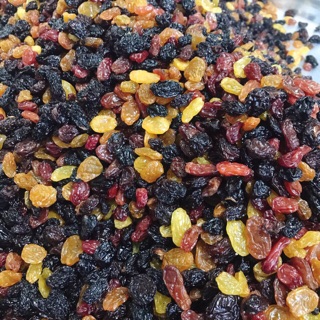 500g Nho khô Chile Mix 3 màu cực ngon Jumbo zise
