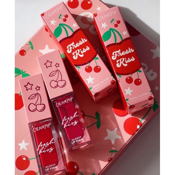 AUTH - SALE OFF SON TINT COLOURPOP GLOSSY LIP STAIN FRESH KISS CÁC MÀU BEST SELLER