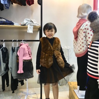 Set váy lông trẻ em