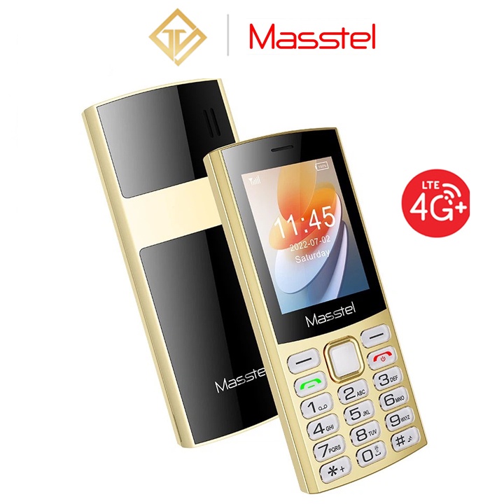 Điện thoại Masstel Lux 20 4G - Sang trọng - Sạc nhanh Type C - Gọi HD Call - Hàng chính hãng