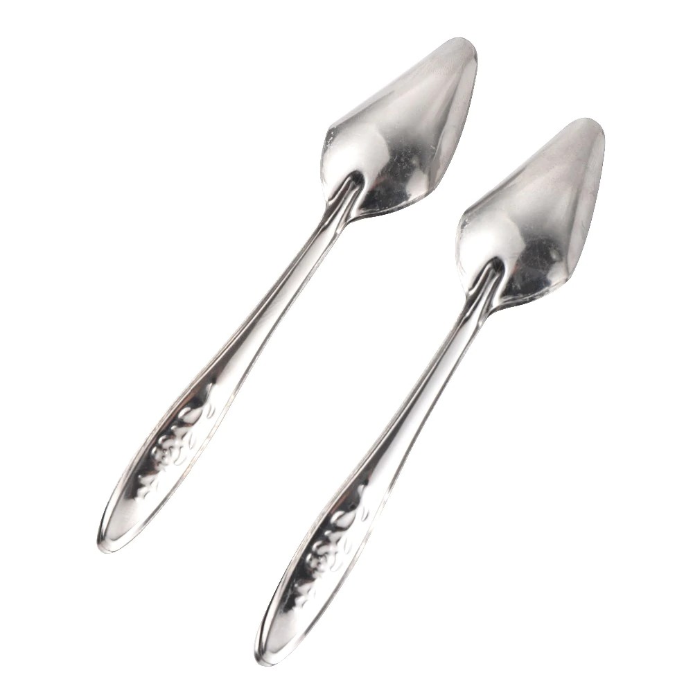 Bộ 3 Muỗng Ăn / Uống Nước Bằng Thép Không Gỉ Tiện Dụng Cho Chim / Vẹt