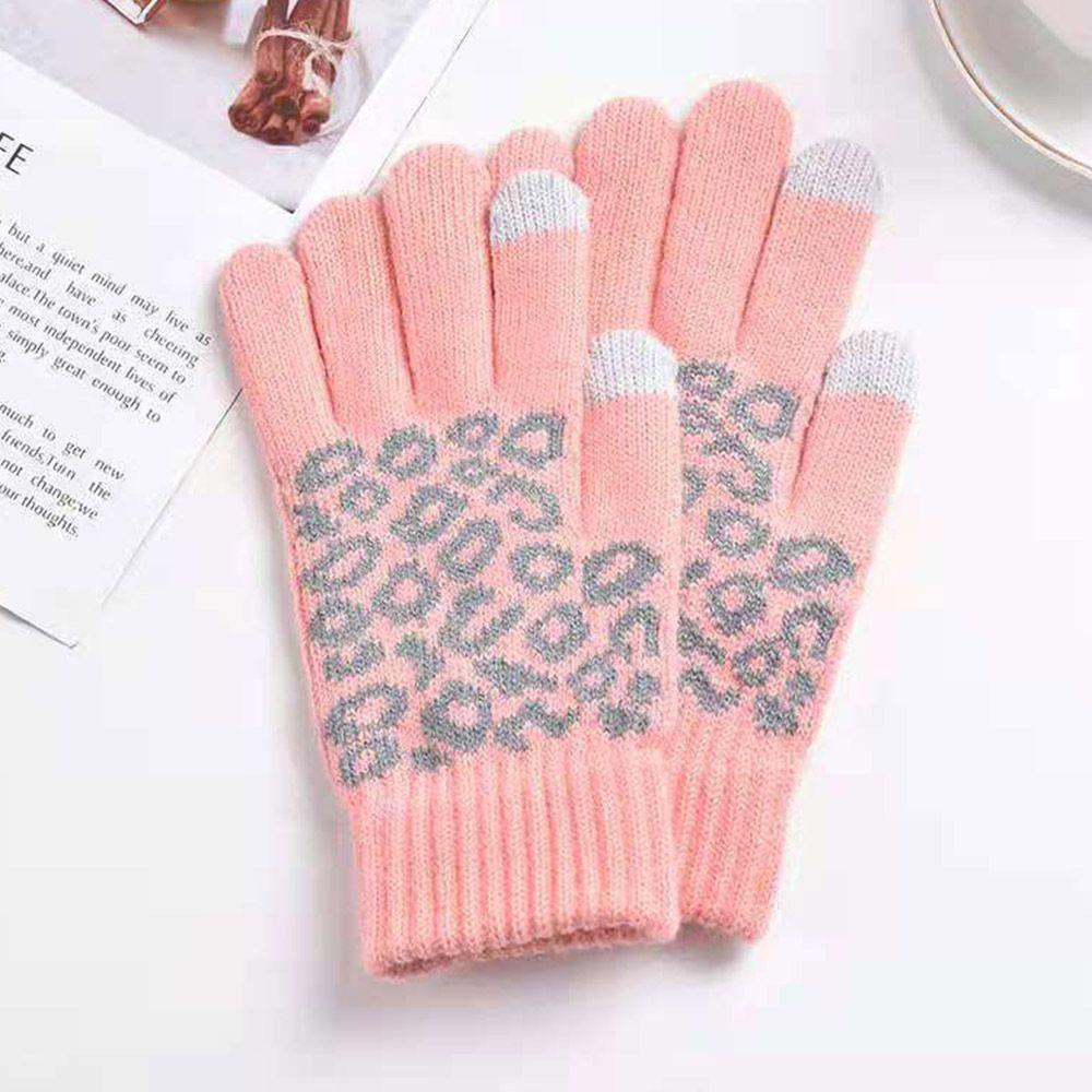 HS Găng Tay Dệt Kim Co Giãn Giữ Ấm Thời Trang