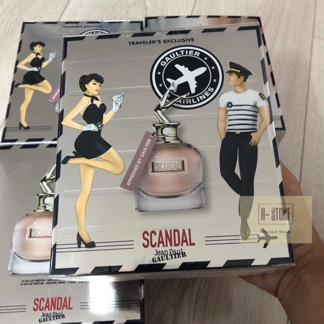 Set nước hoa scandal 2 chai 80ml và 20ml- Giá 2tr700