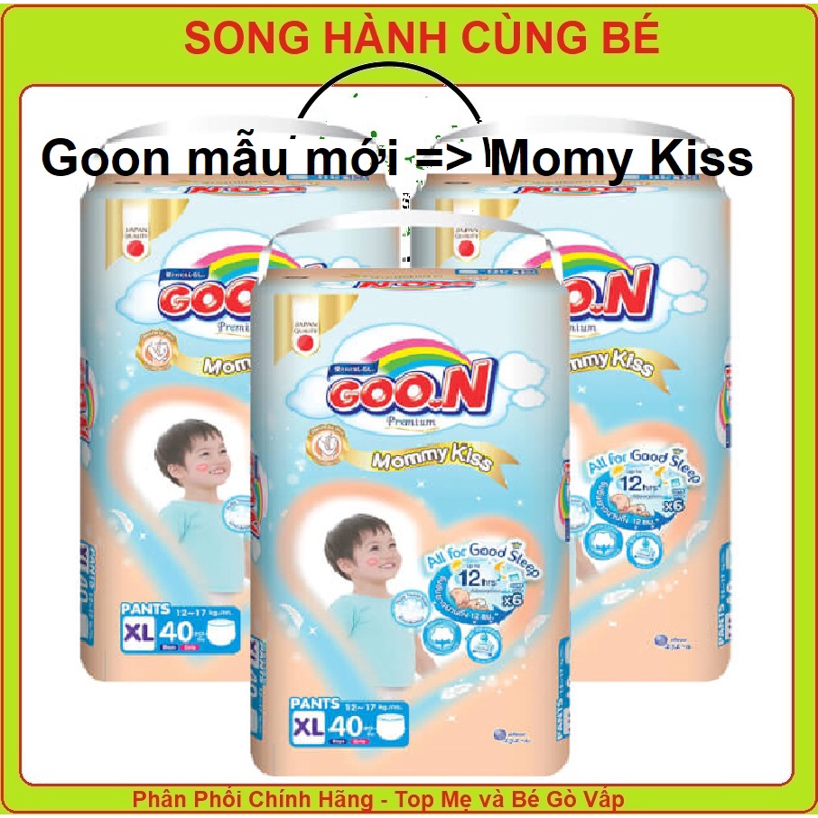 BỈM QUẦN/ DÁN GOON MOMY KISS M66, M60, l56, L48, XL50,XL42