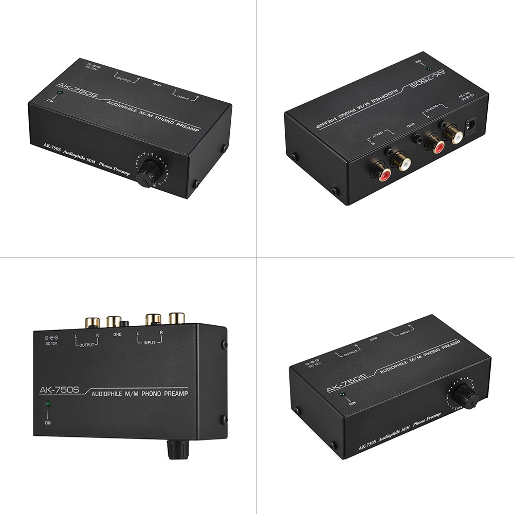 Ĩ Audiophile M/M Phono Preamp Preamplifier with Level Controls RCA Input & Output Interfaces