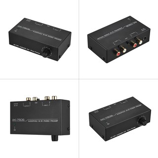 Ĩ Audiophile M/M Phono Preamp Preamplifier with Level Controls RCA Input & Output Interfaces