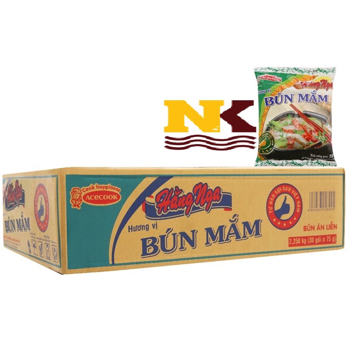 Bún mắm hằng nga 73g x 30 gói