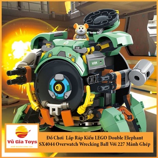 Đồ Chơi Lắp Ráp Mô Hình Double Elephant SX4044 Overwatch Wrecking Ball Với 227 Mảnh Ghép