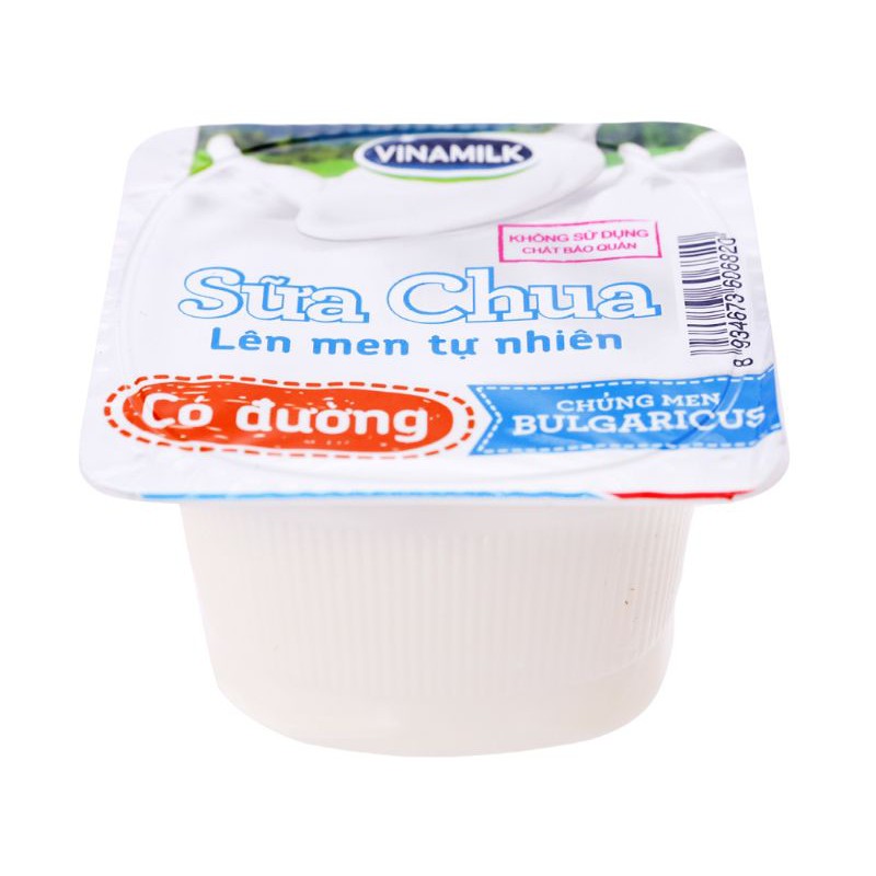 Lốc 4 hộp sữa chua Vinamilk có đường 100g